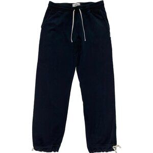 Reigning Champ Cinch Ankle 100% Cotton Terry Pants Black Men's size Large